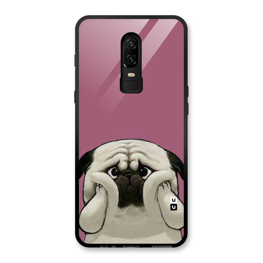 Chubby Doggo Glass Back Case for OnePlus 6