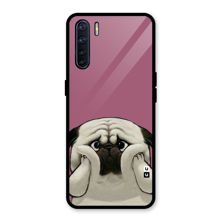 Chubby Doggo Glass Back Case for Oppo F15