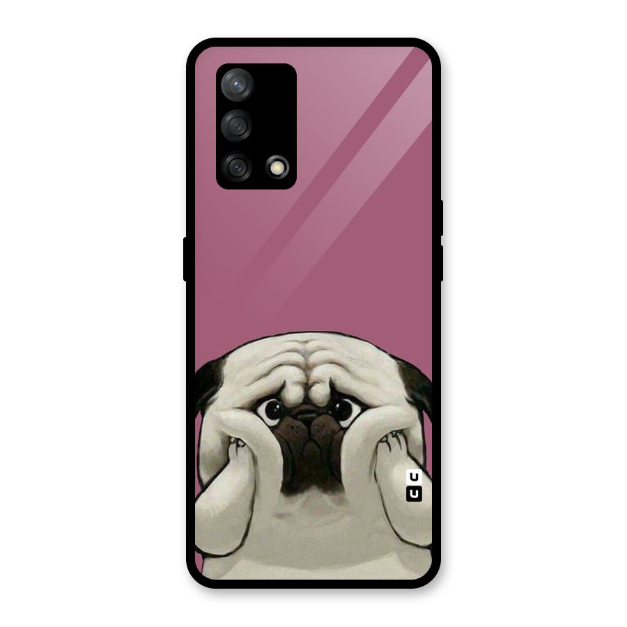 Chubby Doggo Glass Back Case for Oppo F19