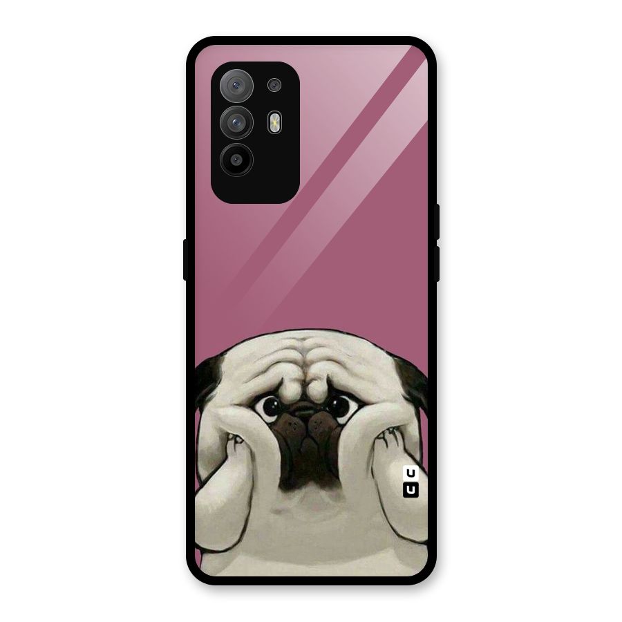 Chubby Doggo Glass Back Case for Oppo F19 Pro Plus 5G