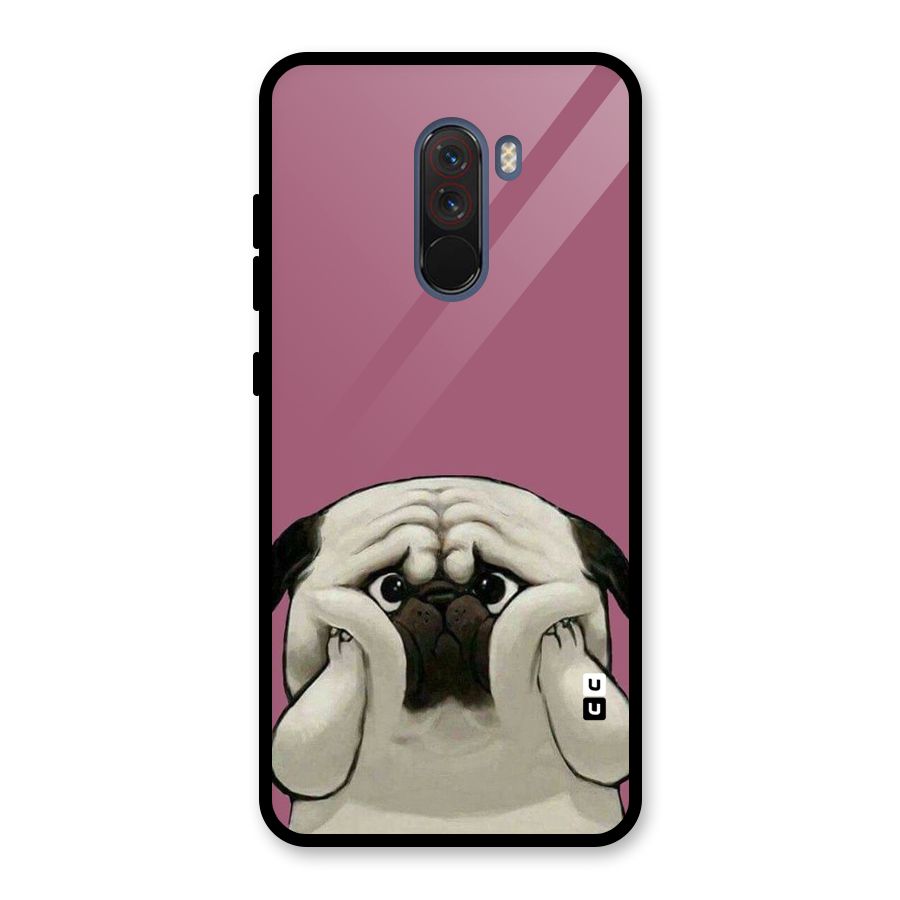 Chubby Doggo Glass Back Case for Poco F1