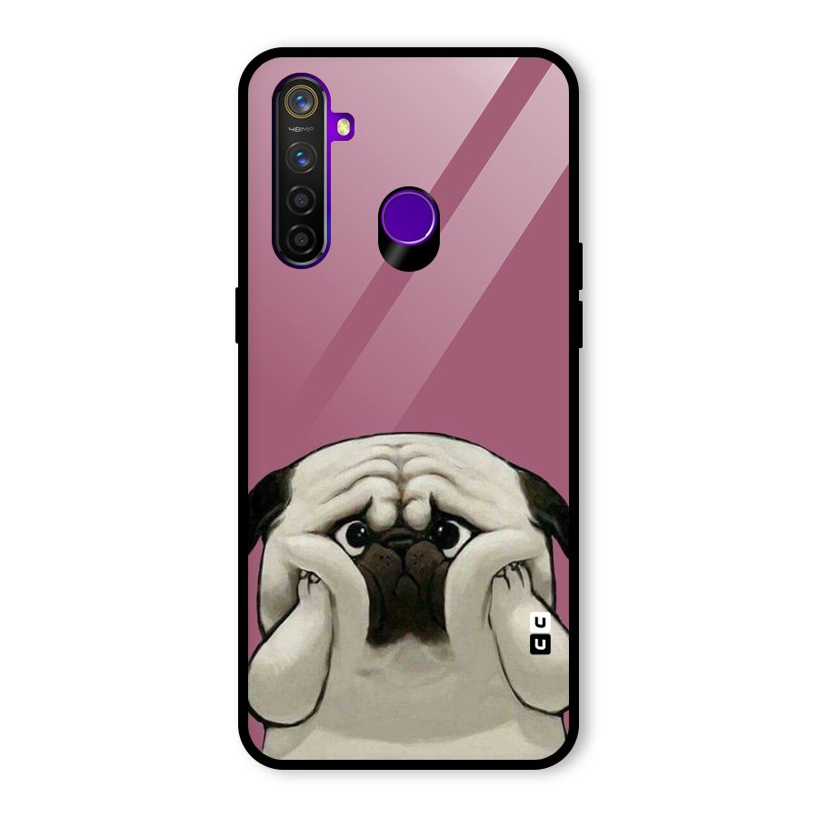 Chubby Doggo Glass Back Case for Realme 5 Pro