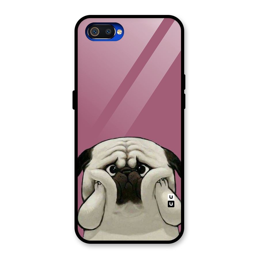 Chubby Doggo Glass Back Case for Realme C2