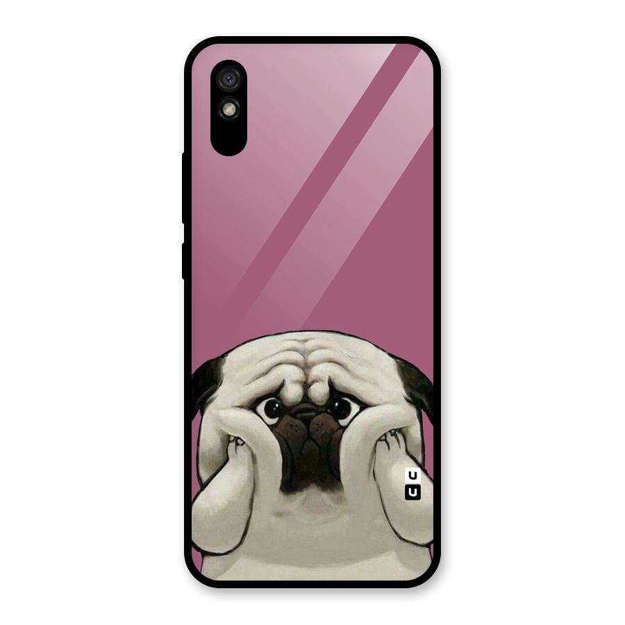 Chubby Doggo Glass Back Case for Redmi 9i