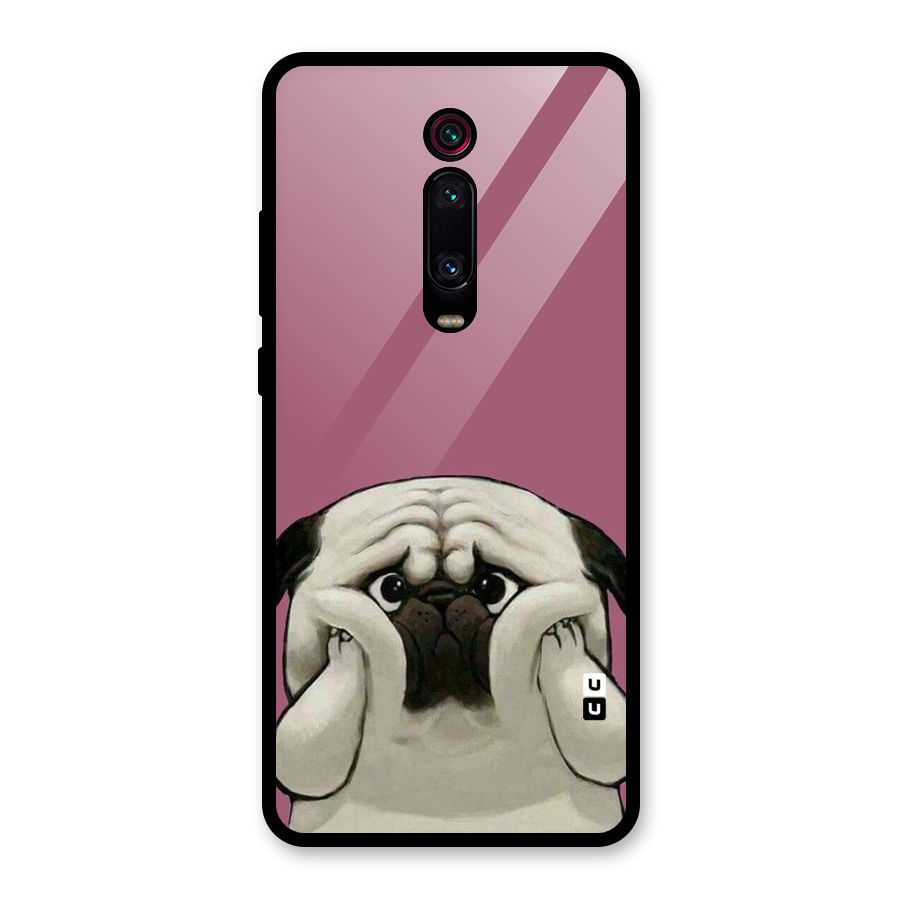 Chubby Doggo Glass Back Case for Redmi K20