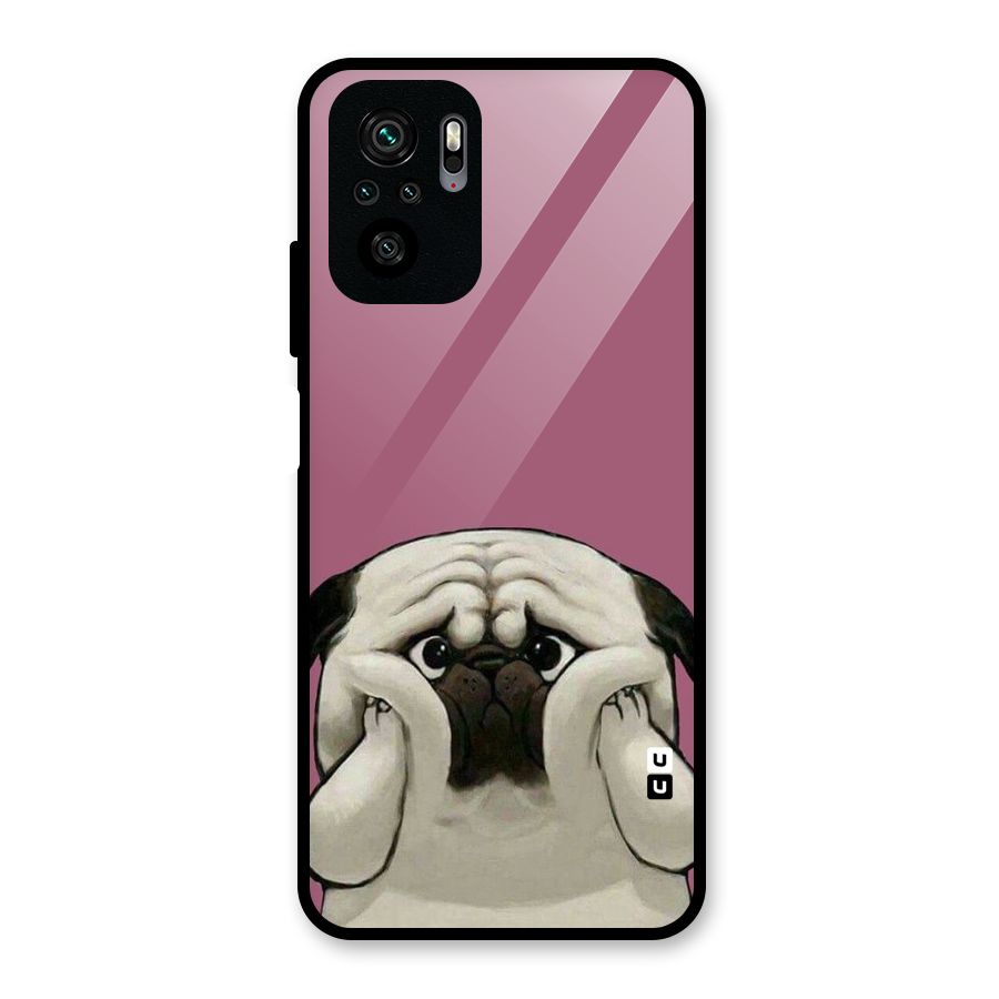 Chubby Doggo Glass Back Case for Redmi Note 11 SE