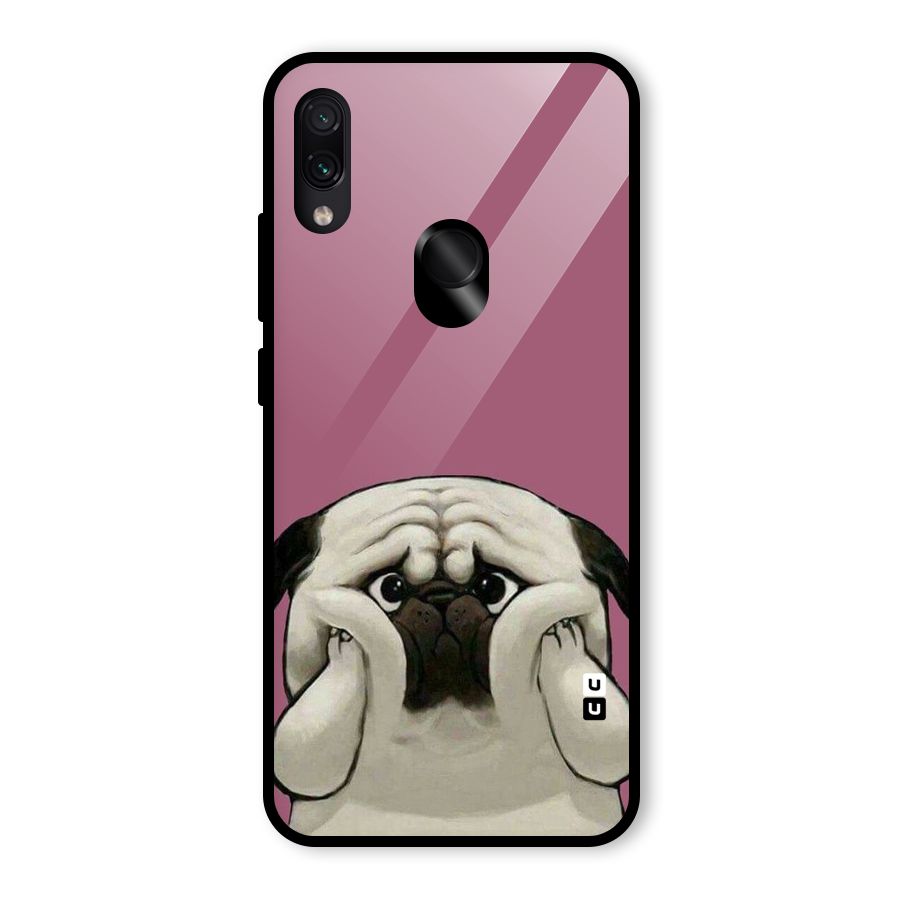 Chubby Doggo Glass Back Case for Redmi Note 7 Pro