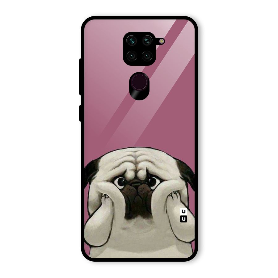 Chubby Doggo Glass Back Case for Redmi Note 9