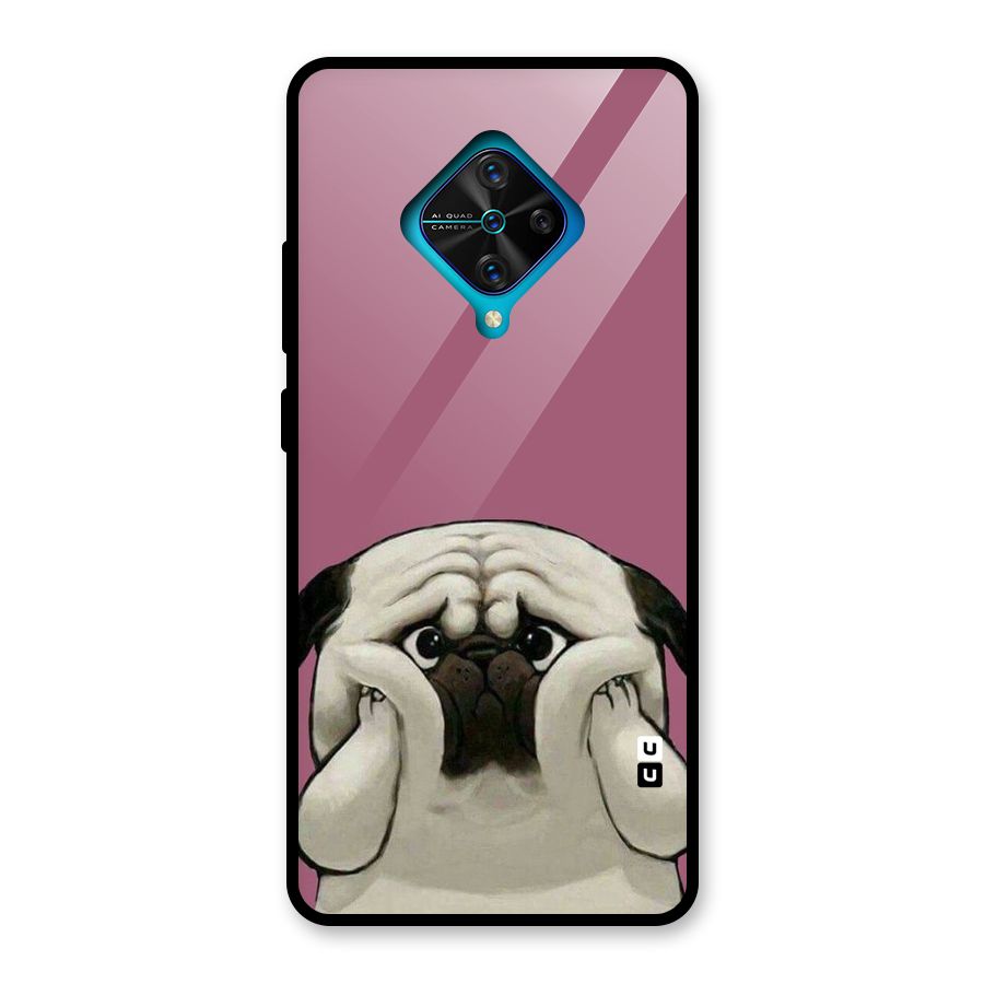 Chubby Doggo Glass Back Case for Vivo S1 Pro