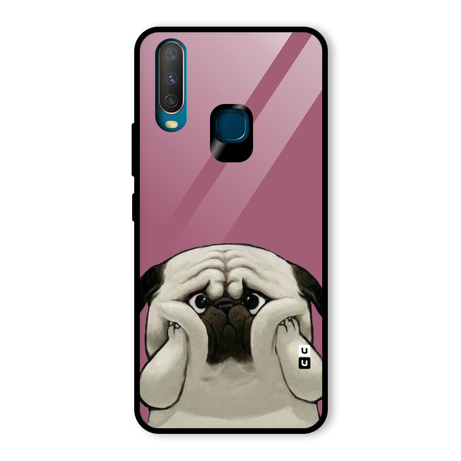 Chubby Doggo Glass Back Case for Vivo U10
