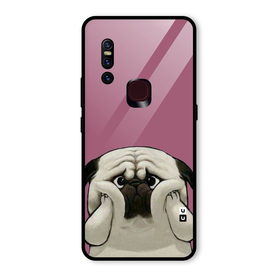 Chubby Doggo Glass Back Case for Vivo V15