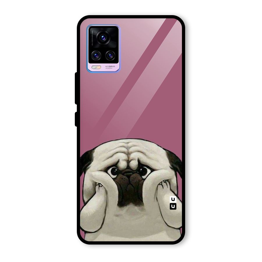 Chubby Doggo Glass Back Case for Vivo V20 Pro