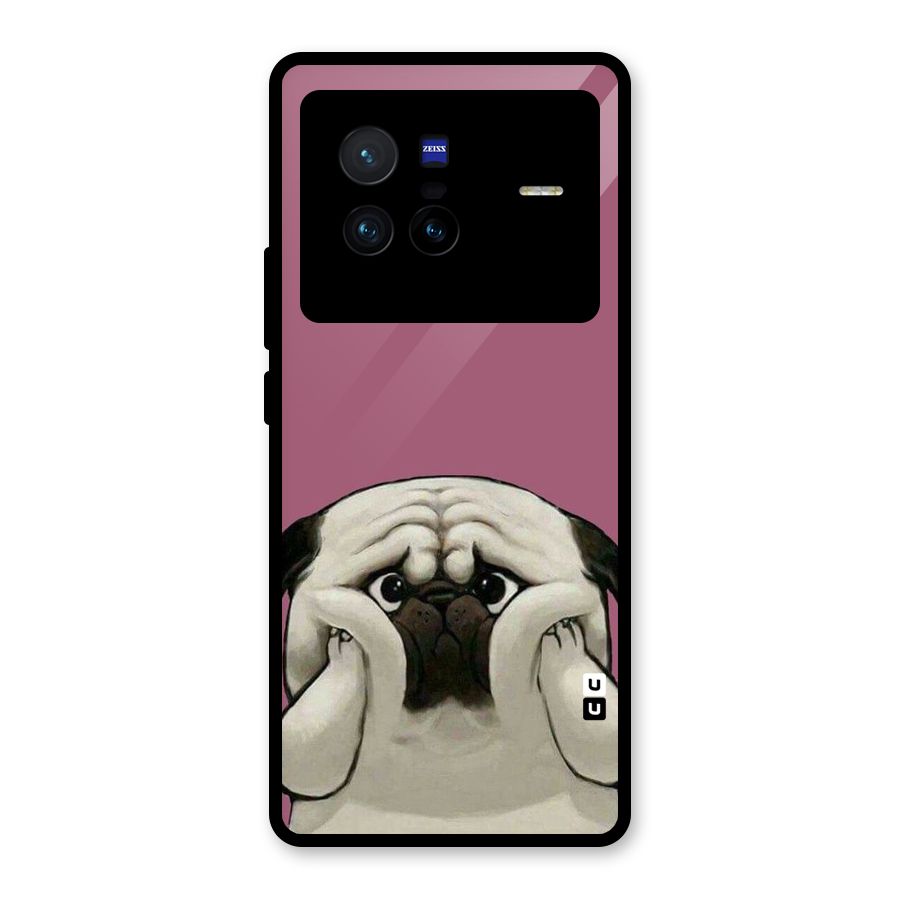 Chubby Doggo Glass Back Case for Vivo X80