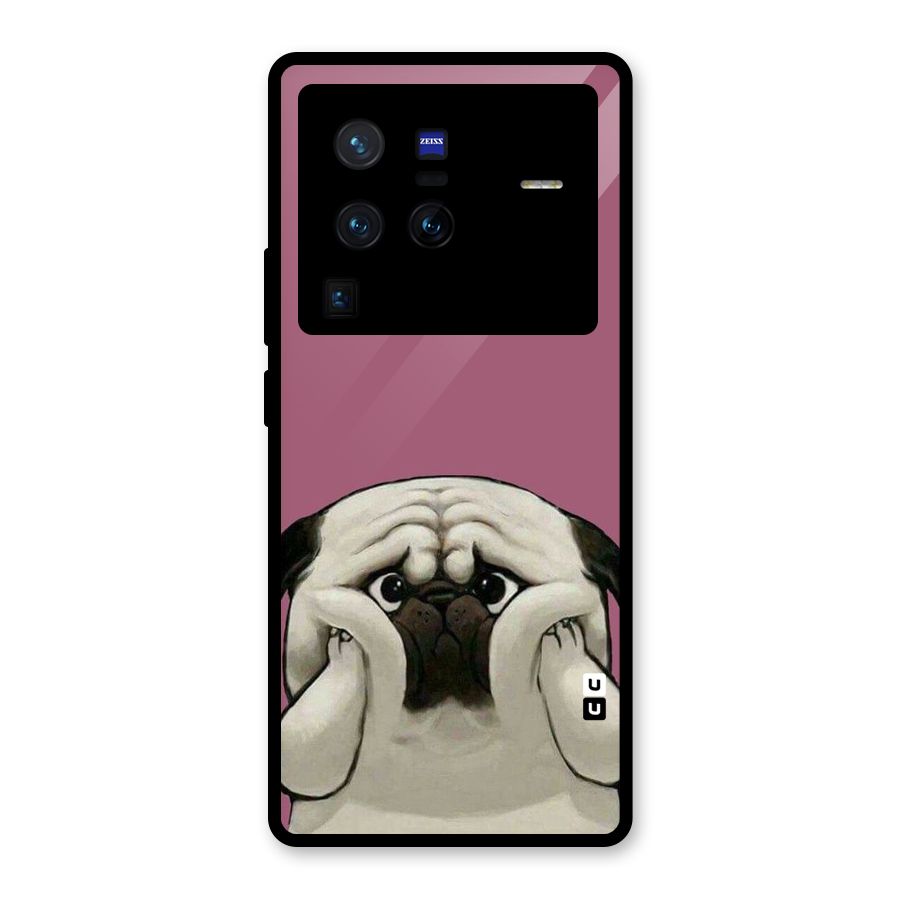 Chubby Doggo Glass Back Case for Vivo X80 Pro