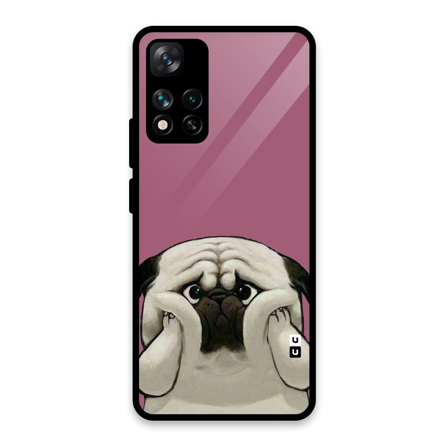 Chubby Doggo Glass Back Case for Xiaomi 11i HyperCharge 5G