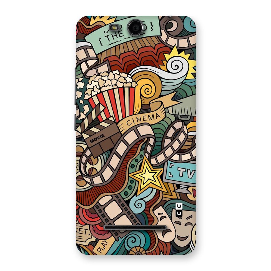 Cinematic Design Back Case for Micromax Canvas Juice 3 Q392