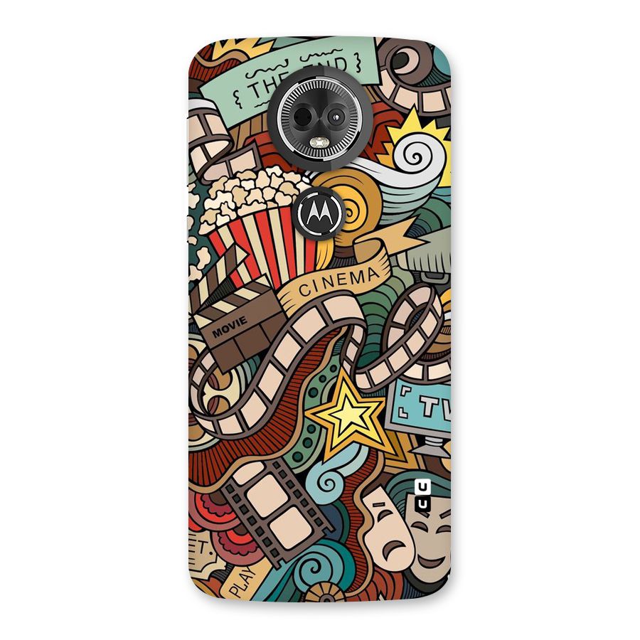 Cinematic Design Back Case for Moto E5 Plus