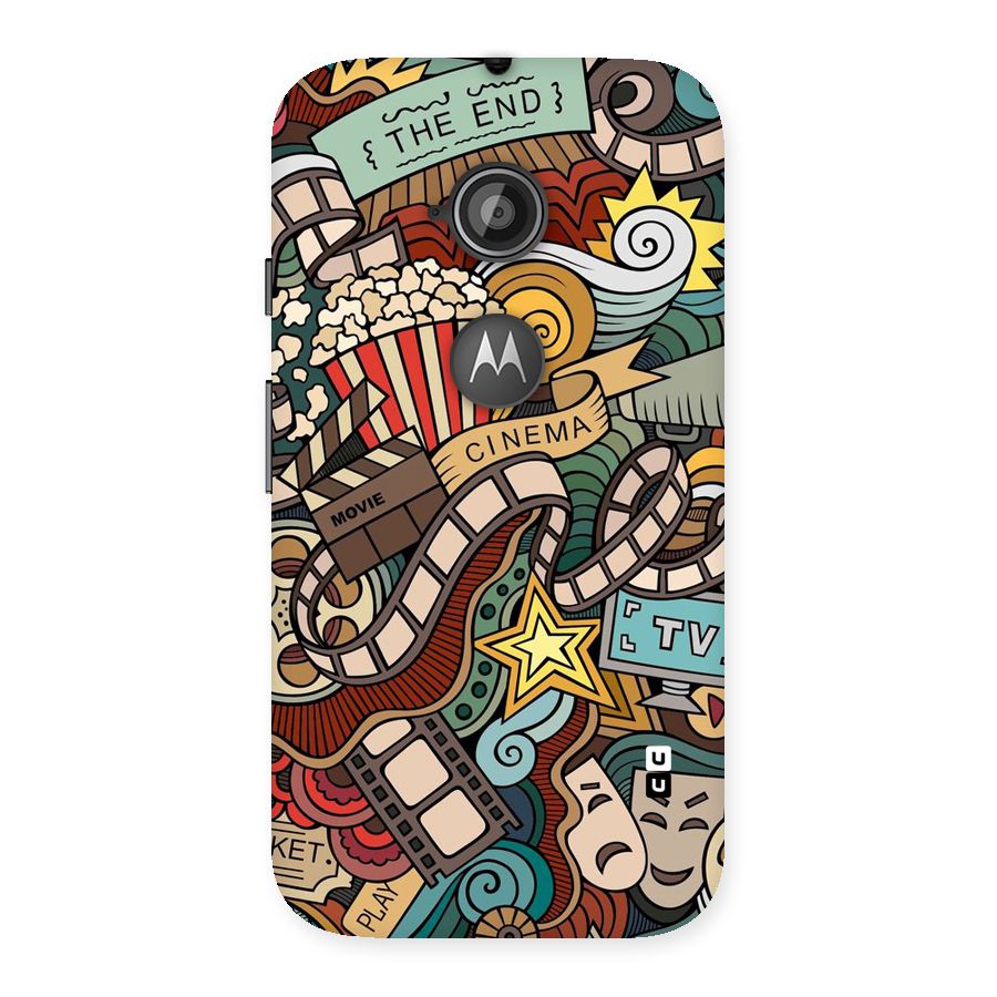 Cinematic Design Back Case for Moto E 2nd Gen