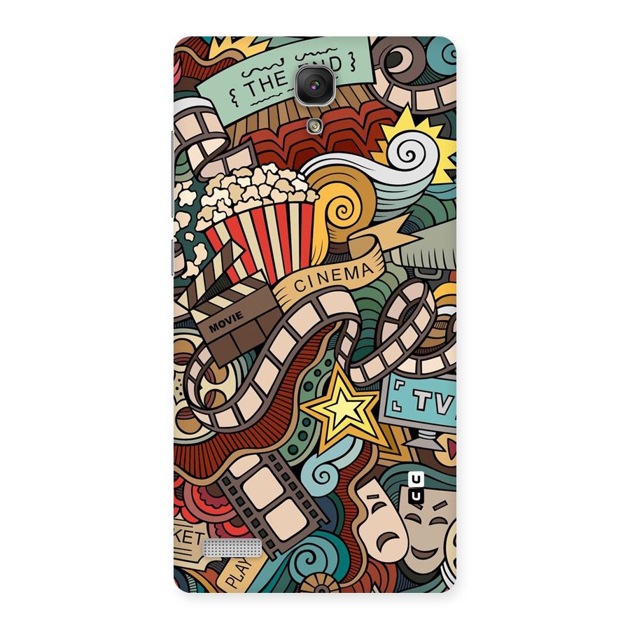 Cinematic Design Back Case for Redmi Note Prime