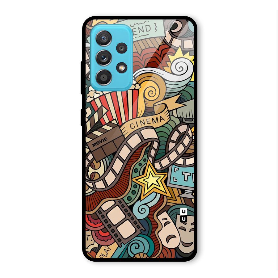 Cinematic Design Glass Back Case for Galaxy A52