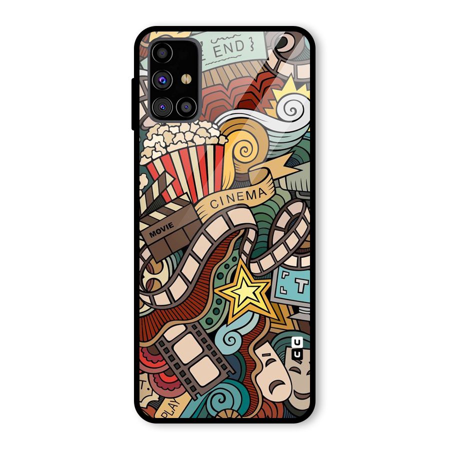 Cinematic Design Glass Back Case for Galaxy M31s