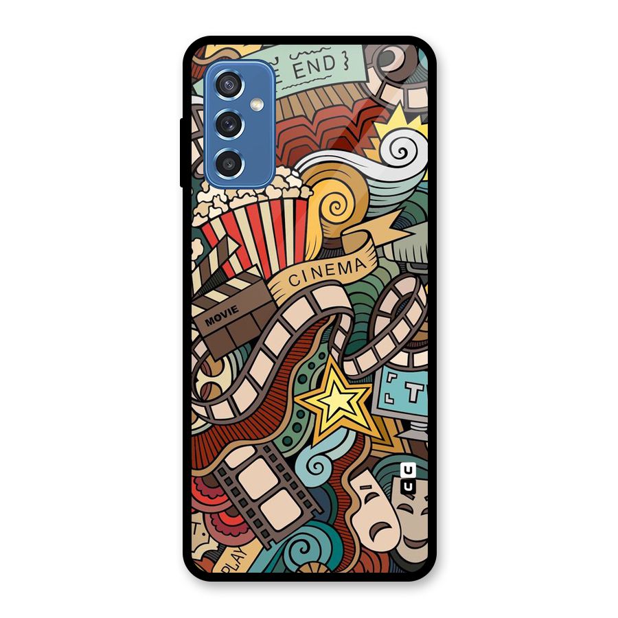 Cinematic Design Glass Back Case for Galaxy M52 5G