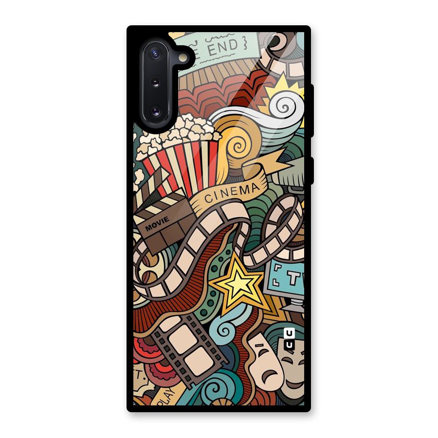 Cinematic Design Glass Back Case for Galaxy Note 10