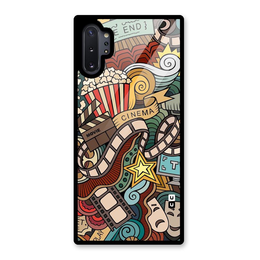 Cinematic Design Glass Back Case for Galaxy Note 10 Plus