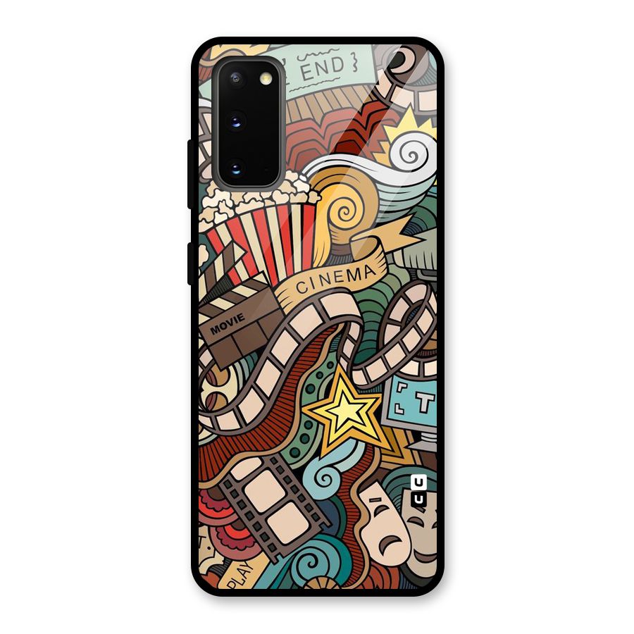 Cinematic Design Glass Back Case for Galaxy S20