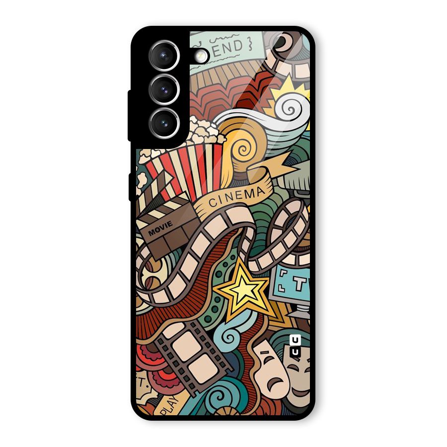 Cinematic Design Glass Back Case for Galaxy S21 5G