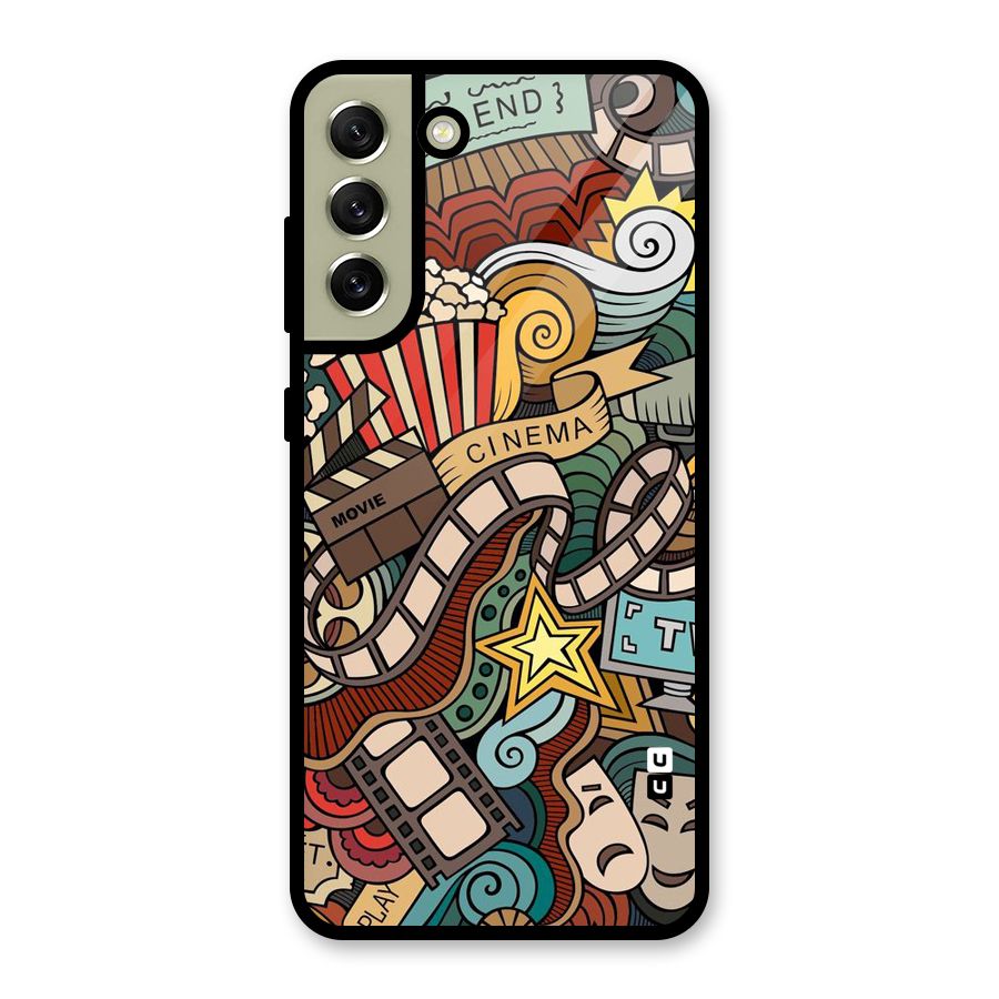 Cinematic Design Glass Back Case for Galaxy S21 FE 5G