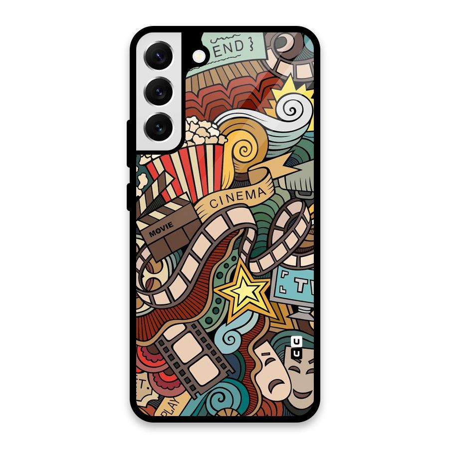 Cinematic Design Glass Back Case for Galaxy S22 Plus 5G