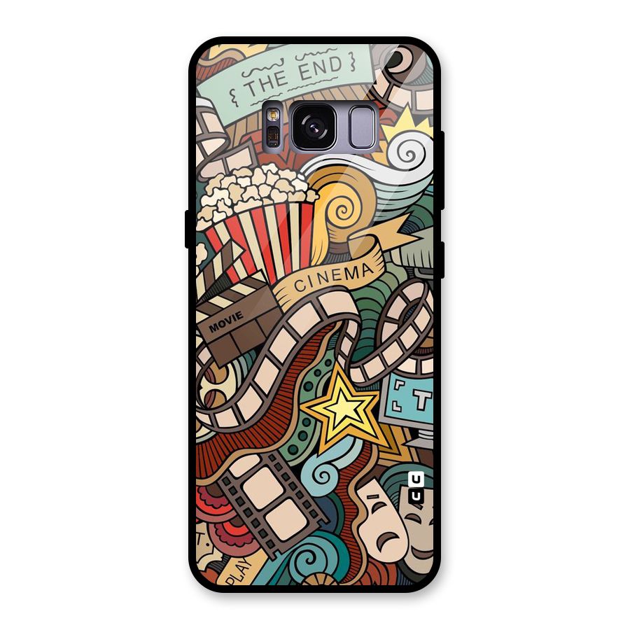 Cinematic Design Glass Back Case for Galaxy S8