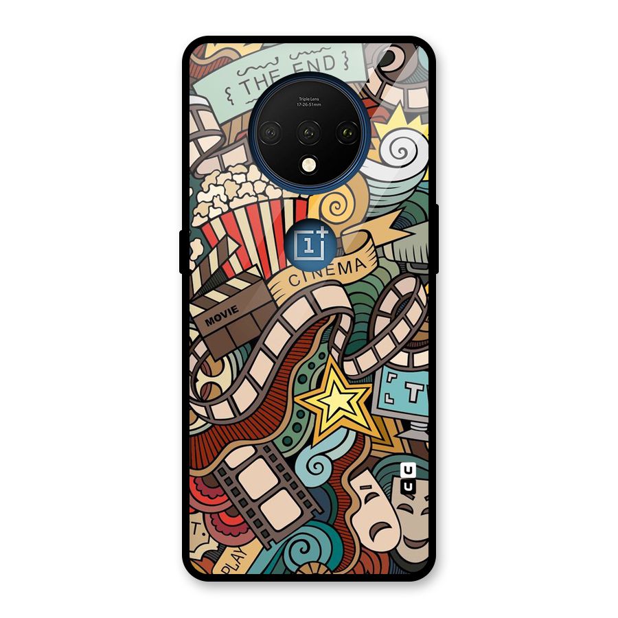 Cinematic Design Glass Back Case for OnePlus 7T