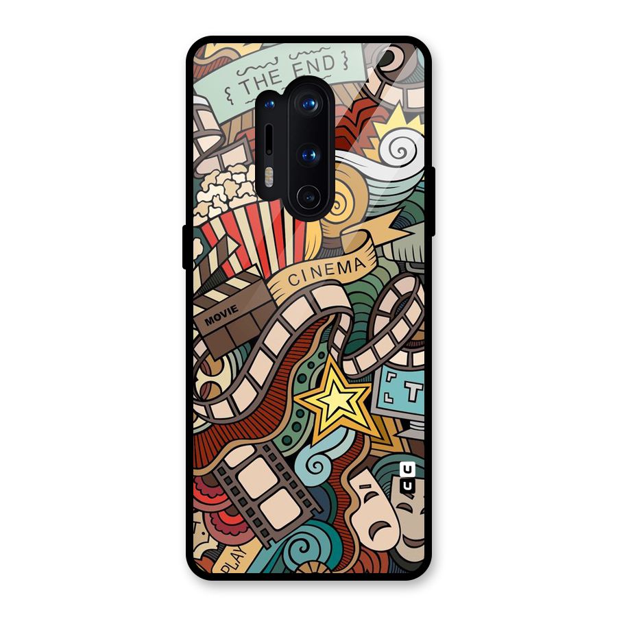 Cinematic Design Glass Back Case for OnePlus 8 Pro