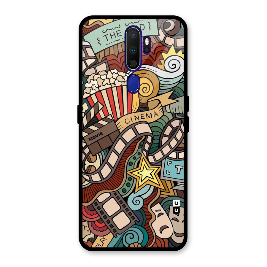 Cinematic Design Glass Back Case for Oppo A9 (2020)