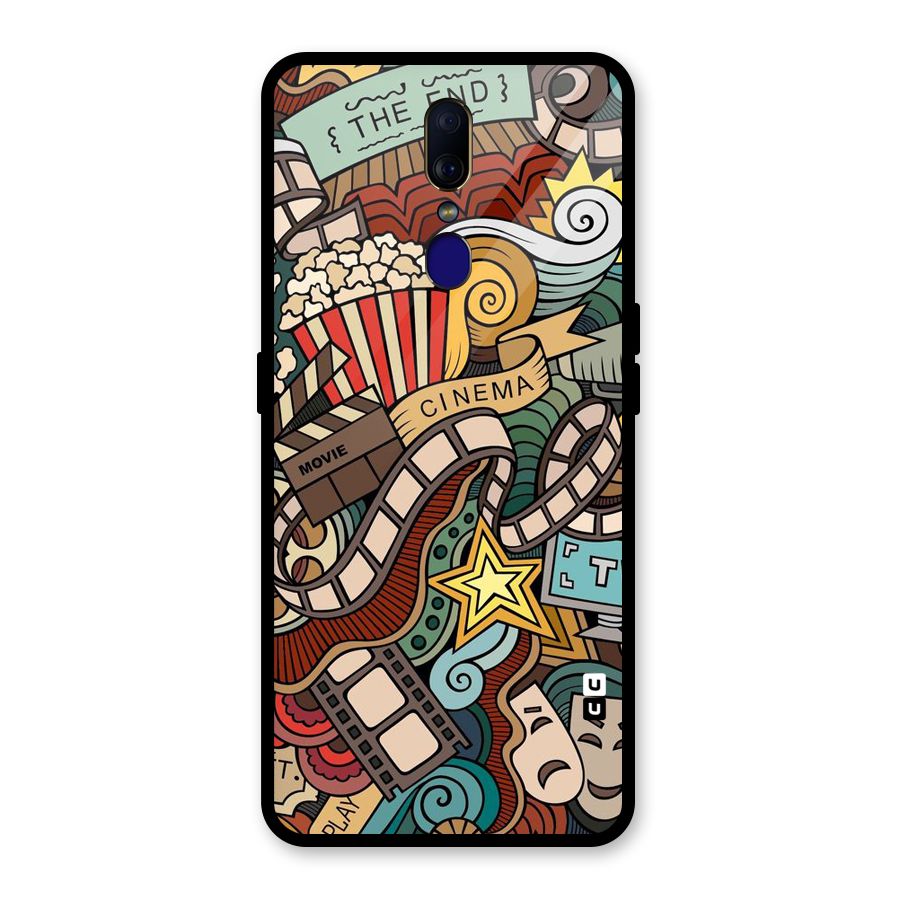 Cinematic Design Glass Back Case for Oppo F11