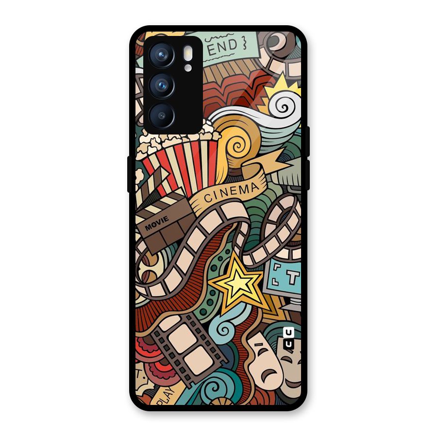 Cinematic Design Glass Back Case for Oppo Reno6 5G