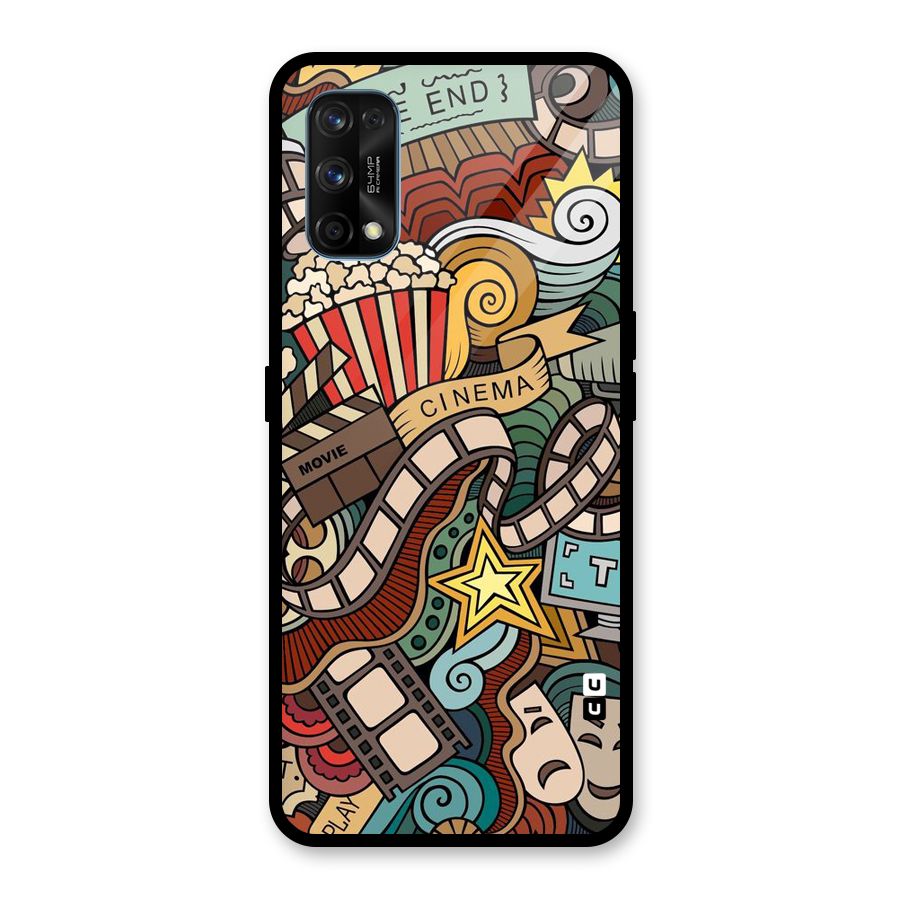 Cinematic Design Glass Back Case for Realme 7 Pro
