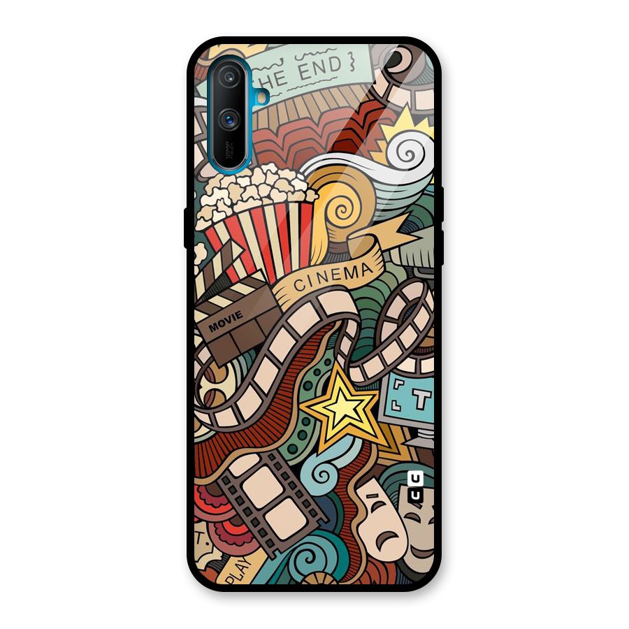 Cinematic Design Glass Back Case for Realme C3