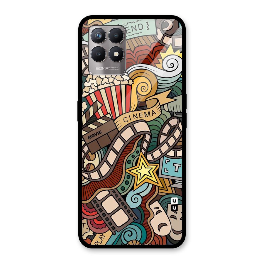 Cinematic Design Glass Back Case for Realme Narzo 50