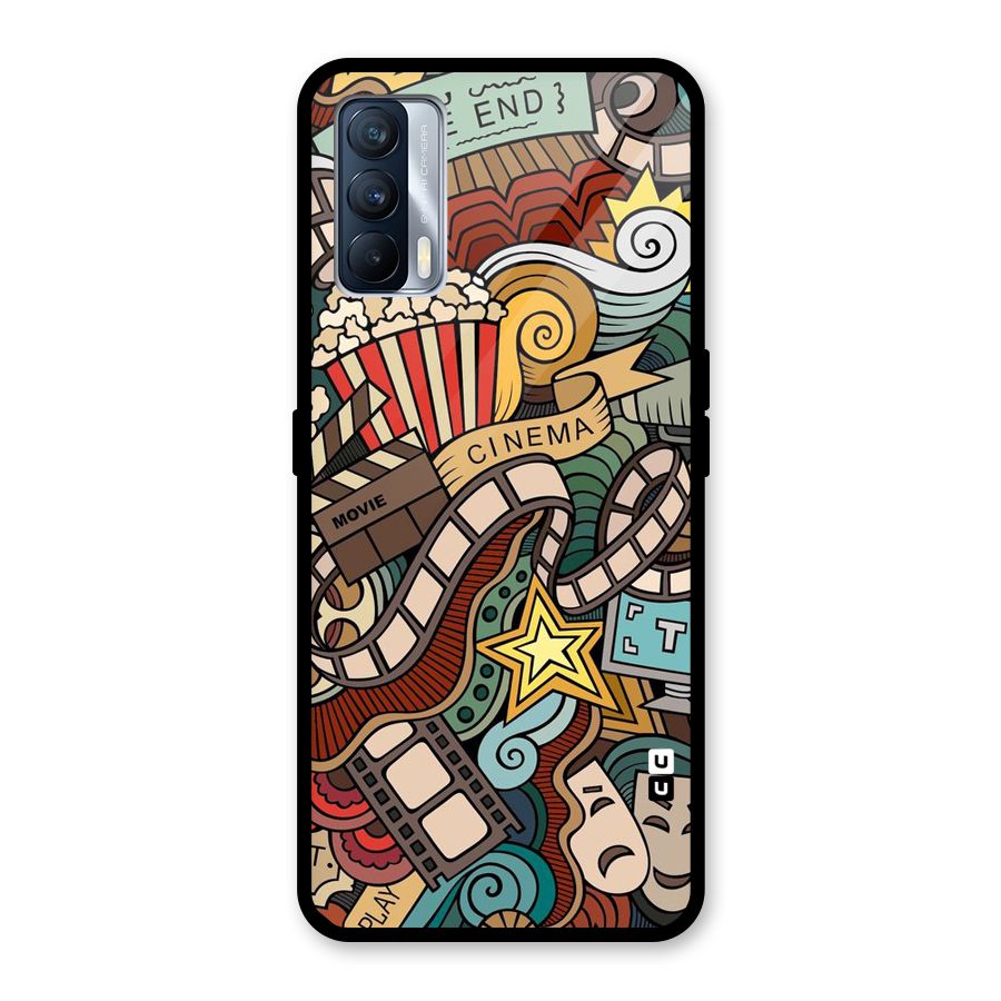 Cinematic Design Glass Back Case for Realme X7