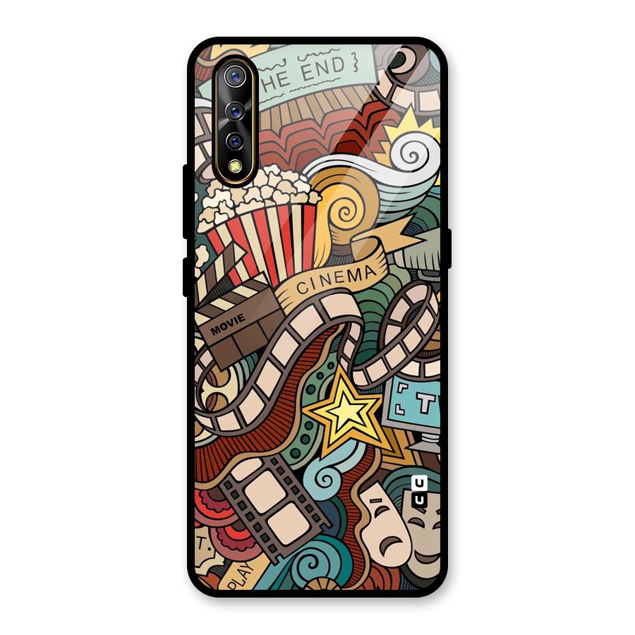 Cinematic Design Glass Back Case for Vivo S1