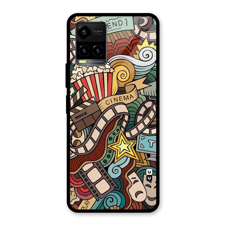 Cinematic Design Glass Back Case for Vivo Y21T