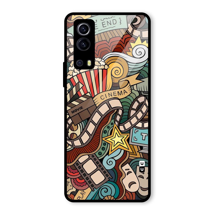 Cinematic Design Glass Back Case for Vivo iQOO Z3