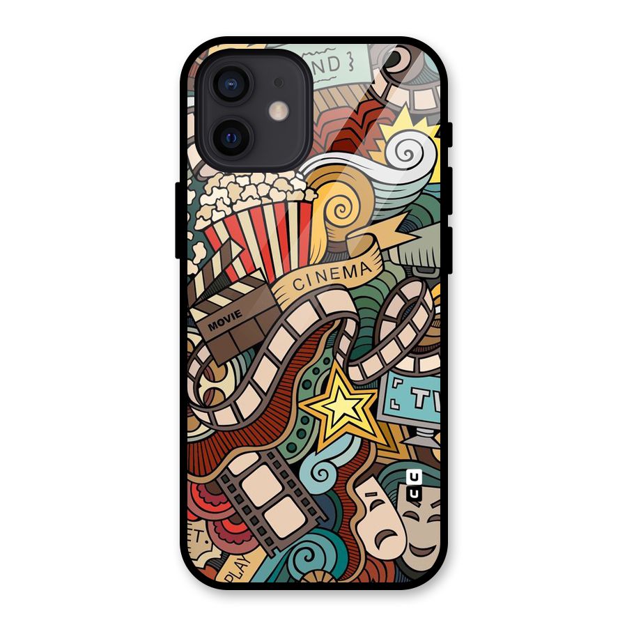 Cinematic Design Glass Back Case for iPhone 12