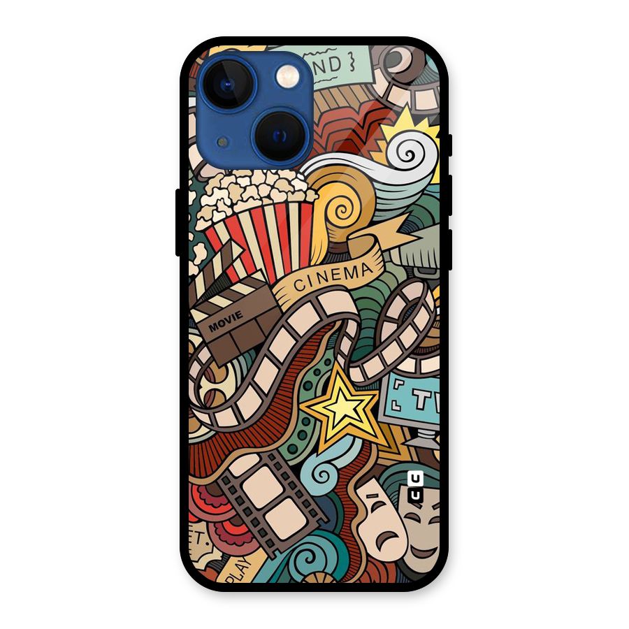 Cinematic Design Glass Back Case for iPhone 13 Mini