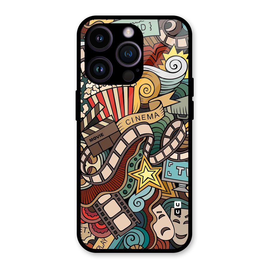 Cinematic Design Glass Back Case for iPhone 14 Pro