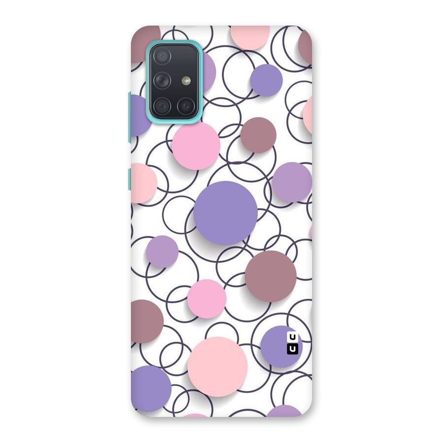 Circles And More Back Case for Galaxy A71