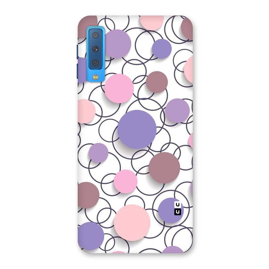 Circles And More Back Case for Galaxy A7 (2018)